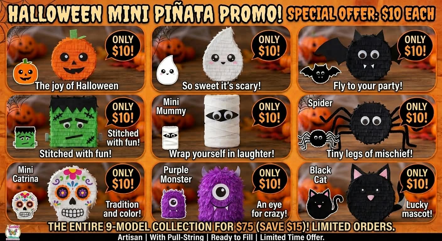 Halloween Mini Piñatas Special