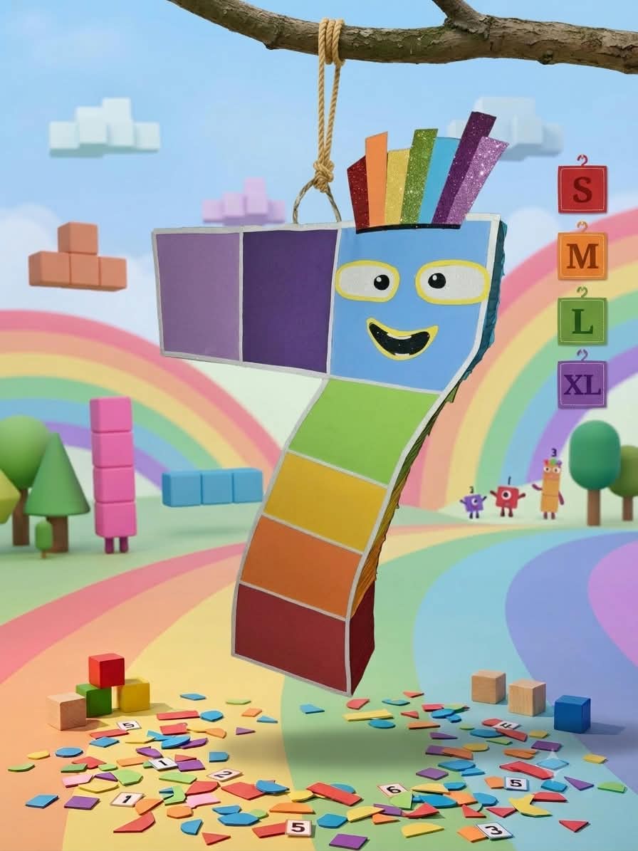 Numberblock 7 Piñata